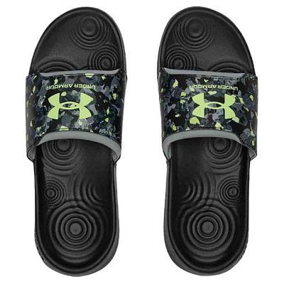Under Armour Ignite Slip Resistant Abrasion Resistant Slide Slippers Men's Black