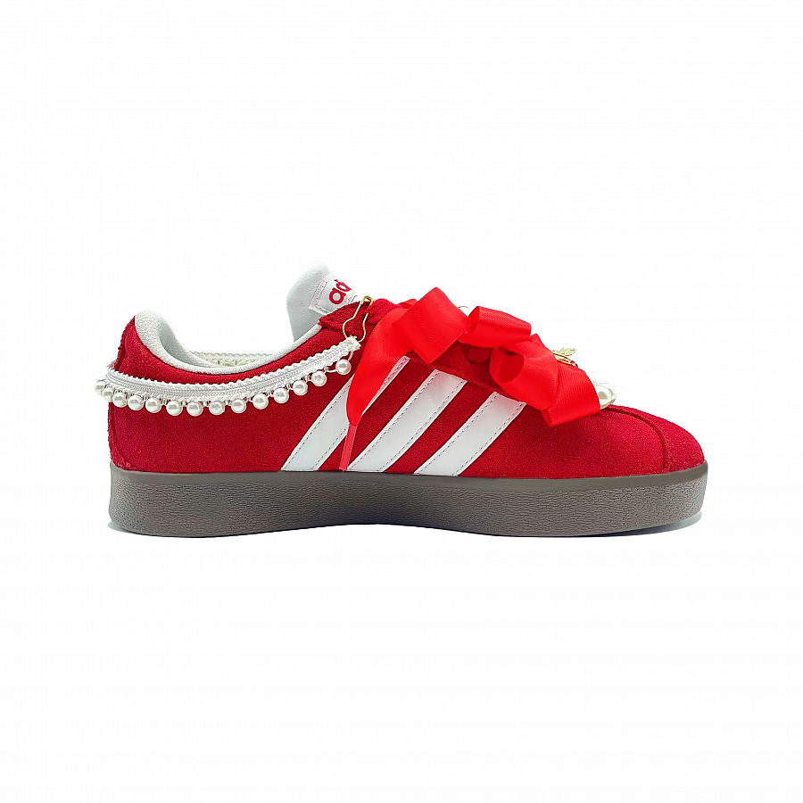 Adidas Neo VL Court 2.0 Xiyue, Chinese Style Vintage Style Lightweight Low Top Skateboard Shoes Women's Red White Gold купить в интернет-магазине Yoocart с быстрой доставкой по России.