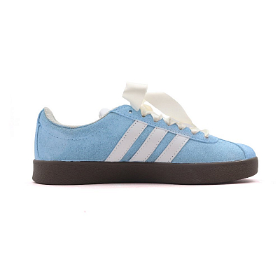 Adidas Neo VL Court Lifestyle Lightweight Low Top Skateboard Shoes Unisex Blue White