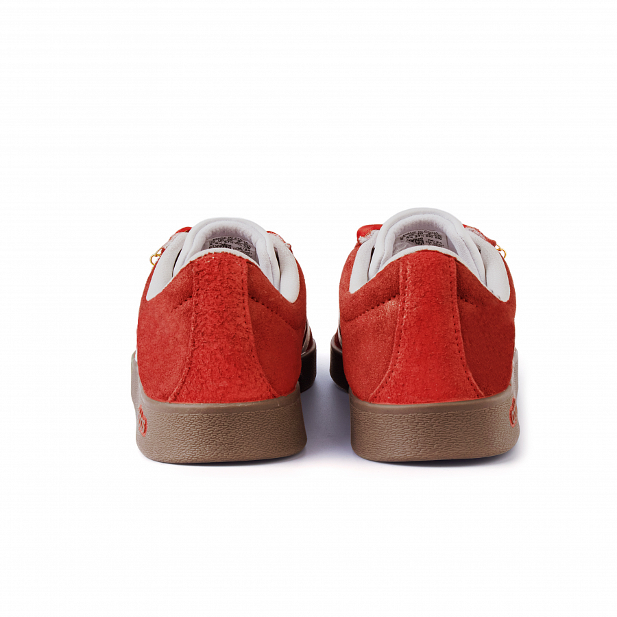 Adidas Neo Vl Court Classic Slip Resistant Cushioning Abrasion Resistant Low Top Skateboard Shoes Unisex Red купить в интернет-магазине Yoocart с быстрой доставкой по России.