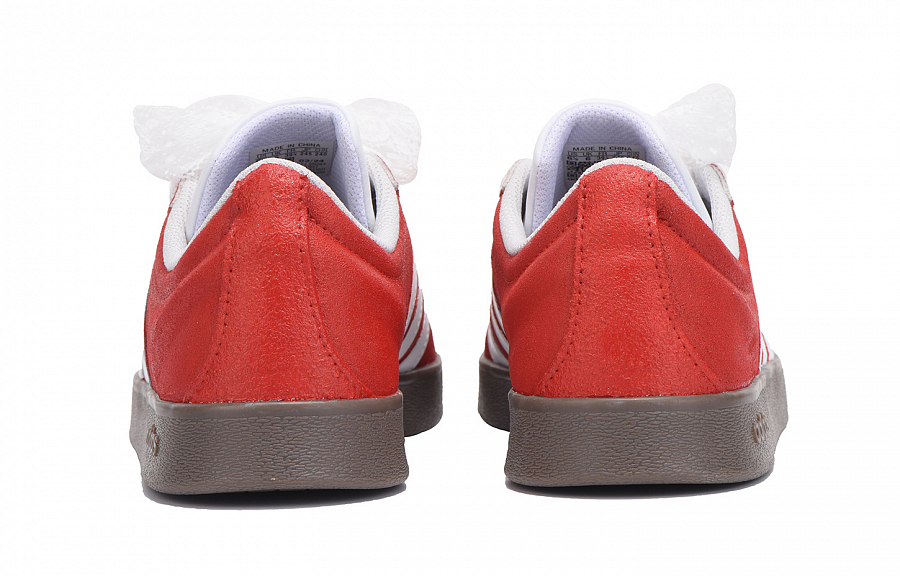 Adidas Neo Vl Court Classic Anti-Slip Wear-Resistant Low-Top Skateboard Shoes Unisex Red White купить в интернет-магазине Yoocart с быстрой доставкой по России.