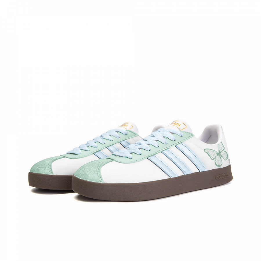 Adidas Neo VL Court 2.0 Anti-Slip Wear-Resistant Low-Top Skateboard Shoes Unisex Teal купить в интернет-магазине Yoocart с быстрой доставкой по России.