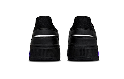 Adidas Neo Courtbeat Smoky Purple Dream Abrasion Resistant Low Top Skateboard Shoes Unisex Purple Black