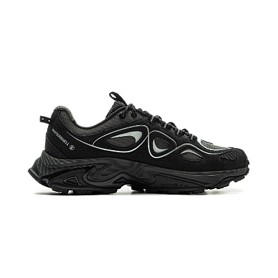 LiNing Rebound Slip-Resistant Mid-Top Casual Shoes Unisex Black Gray