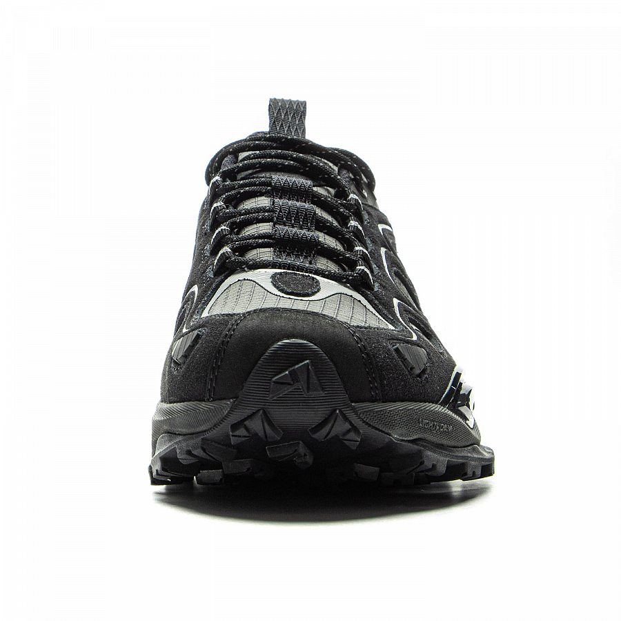 LiNing Rebound Slip-Resistant Mid-Top Casual Shoes Unisex Black Gray