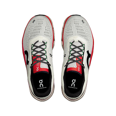 On Running CloudmOnster 2 Ivory Silver Red