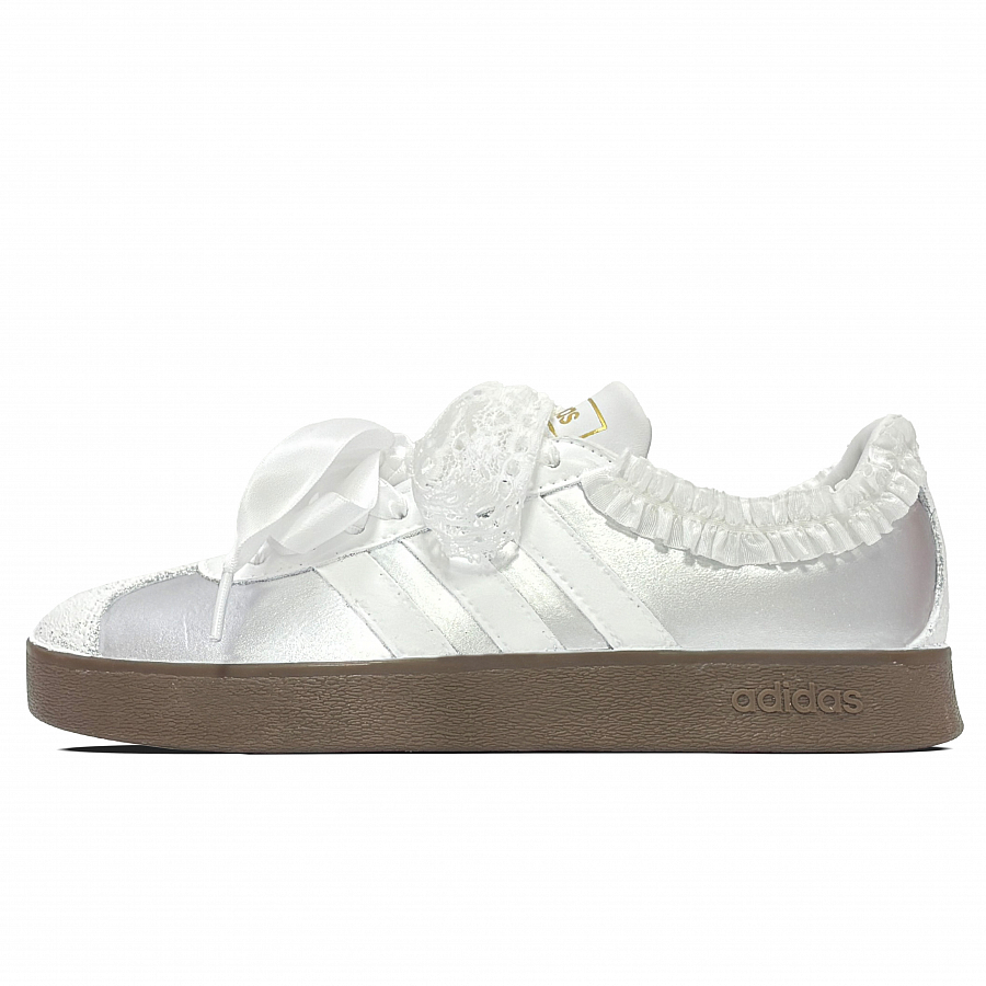 Adidas Neo VL Court 2.0 Slip Resistant Low Top Skateboard Shoes Unisex Silver White купить в интернет-магазине Yoocart с быстрой доставкой по России.