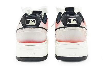 MLB Chunky Liner Abrasion Resistant Low Top Skateboard Shoes Unisex Red White