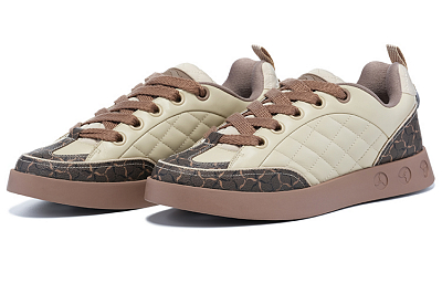 LI-NING 1990 Wind Chimes 2 Low-Top Skateboard Shoes Men's White Umber