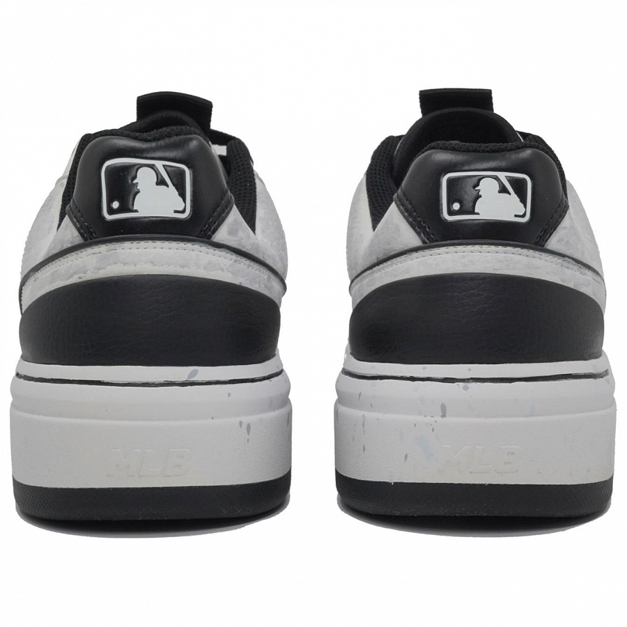 MLB Chunky Liner Kaleidoscope Misty Smoke Anti Slip Wear Resistant Low Top Skateboard Shoes Unisex Black Gray