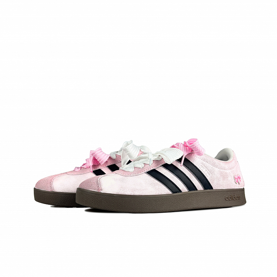 Adidas Neo VL Court 2.0 Low Top Skateboard Shoes Unisex Black Pink купить в интернет-магазине Yoocart с быстрой доставкой по России.