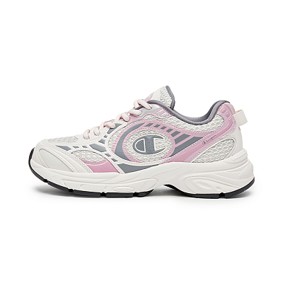 Champion Low Top Running Shoes Unisex Milk White/Rose Purple