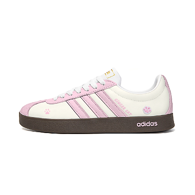 Adidas Neo VL Court 2.0 Skateboard Shoes Unisex Low Top Pink/White