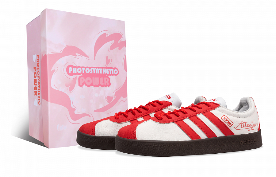 Adidas Neo VL Court Lifestyle Skateboard Shoes Women's Low Top White/Red купить в интернет-магазине Yoocart с быстрой доставкой по России.