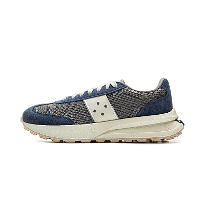 LiNing Wear-Resistant Slip-Resistant Coverage Low-Top Casual Shoes Unisex Gray Blue