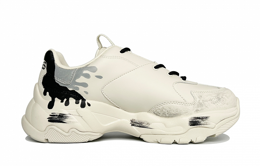 MLB Big Ball Chunky Dark Shadow Anti Slip Wear Resistant Low Top Chunky Sneakers Unisex Beige Yellow купить в интернет-магазине Yoocart с быстрой доставкой по России.