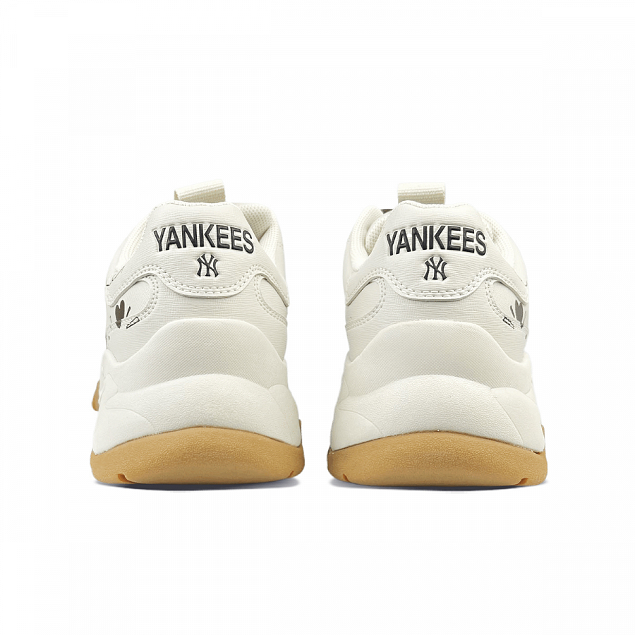 MLB Big Ball Chunky Abrasion Resistant Slip Resistant Low Top Chunky Sneakers Unisex Beige Brown