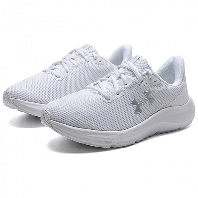 Under Armour Anti-Slip Wear-Resistant Low-Top Running Shoes Women's White