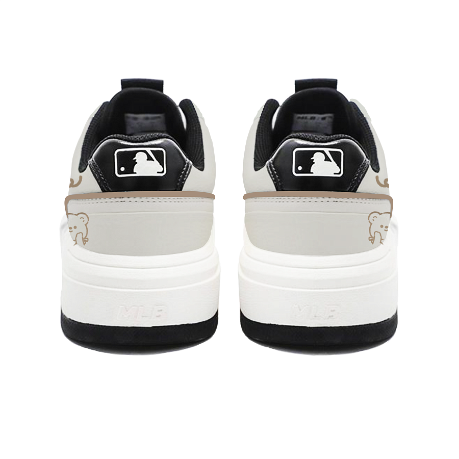 MLB Chunky Liner Skateboard Shoes Unisex Low Top Ecru