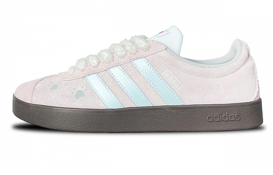 Adidas Neo VL Court Lifestyle Anti Slip Wear Resistant Low Top Skateboard Shoes Unisex Pink Blue купить в интернет-магазине Yoocart с быстрой доставкой по России.