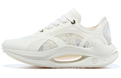 LI-NING 1990 Shadow RMX Cushioning Low-Top Casual Shoes Men's Light Antique Yellow