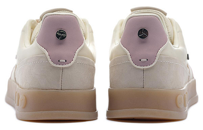 LI NING 1990 Classic Collection Skateboard Shoes Women's Low Top Light Ancient Yellow/Light Mauve Purple