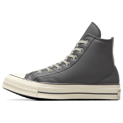 Converse Chuck 70 Anti Slip Wear Resistant High Top Skateboard Shoes Unisex Dark Gray