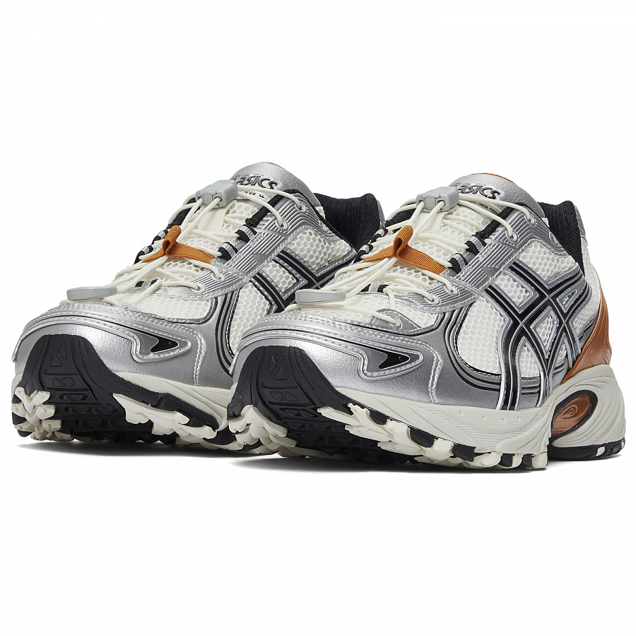 ASICS Gel Kahana TR V4 Cushioning, Wear Resistant Low top Casual Shoes Unisex White Silver Orange купить в интернет-магазине Yoocart с быстрой доставкой по России.