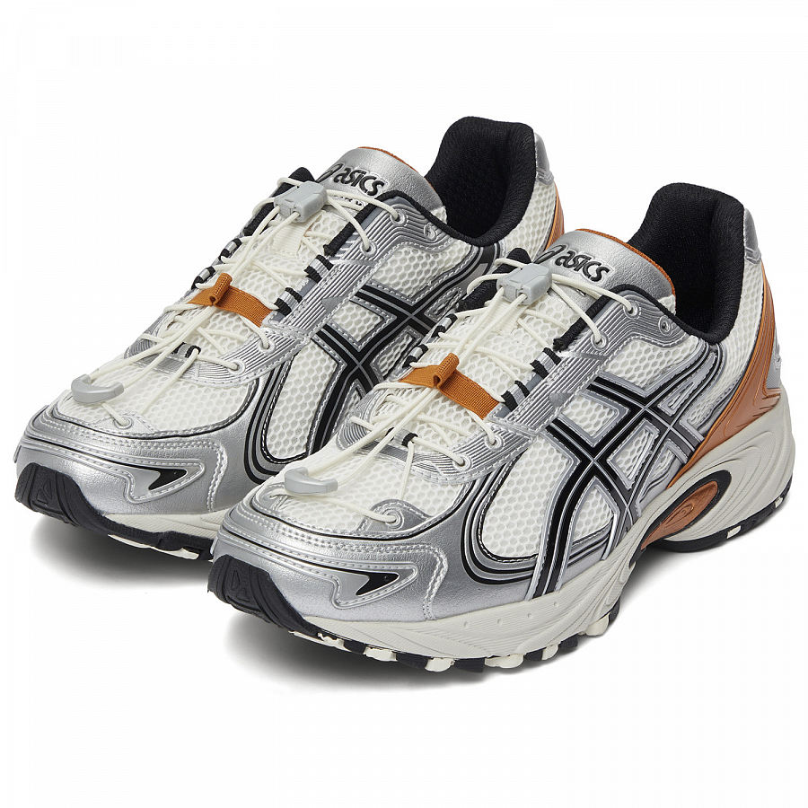 ASICS Gel Kahana TR V4 Cushioning, Wear Resistant Low top Casual Shoes Unisex White Silver Orange купить в интернет-магазине Yoocart с быстрой доставкой по России.