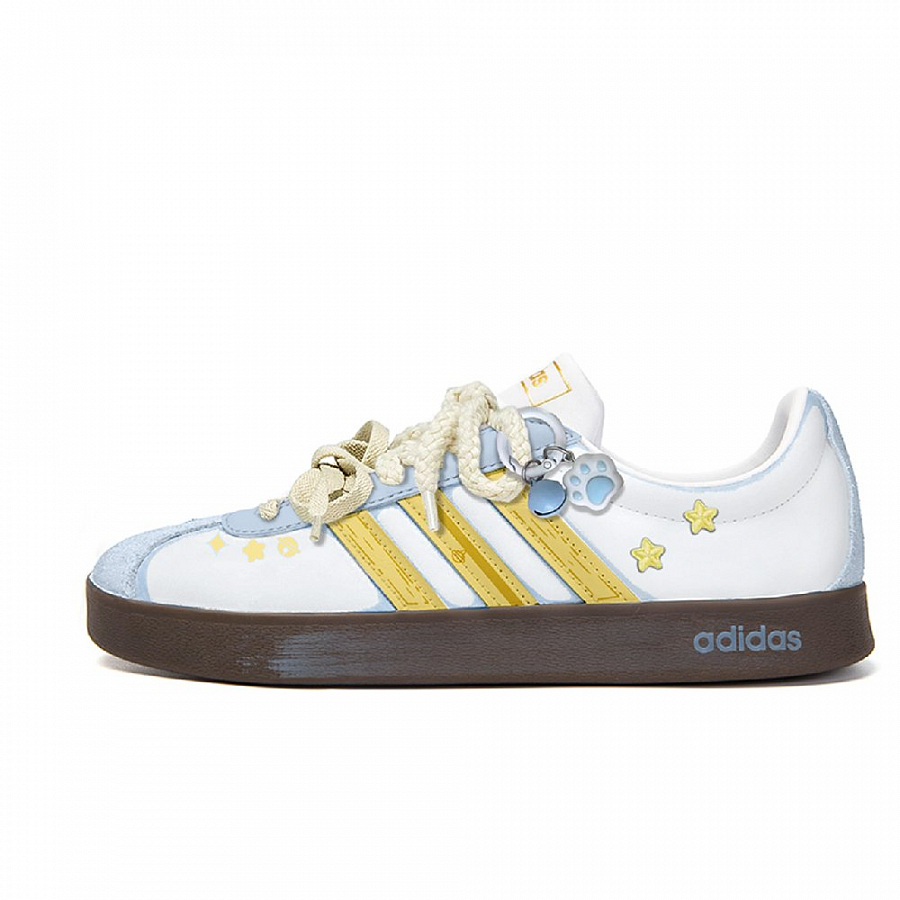 Adidas Neo VL Court 2.0 Dingdang Shock Absorbers Low Top Skateboard Shoes Unisex Blue Yellow купить в интернет-магазине Yoocart с быстрой доставкой по России.