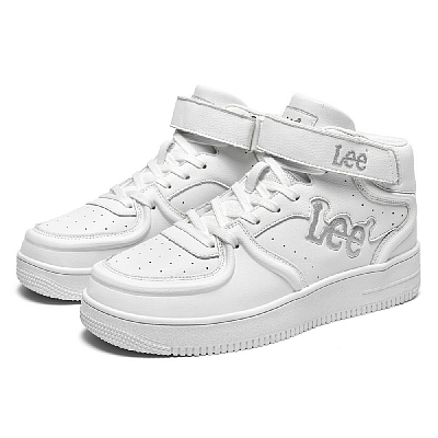 Lee Fashion Trend Versatile Commute Mid Top Skateboard Shoes Men's