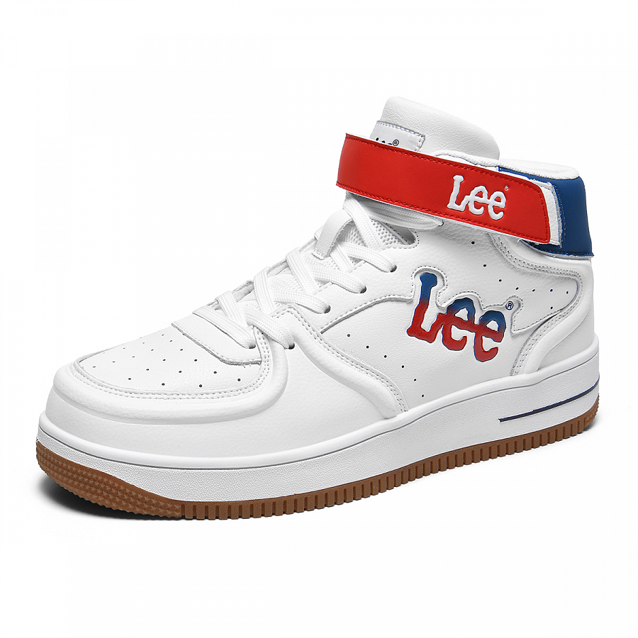 Lee Fashion Trend Versatile Commute Mid Top Skateboard Shoes Men's