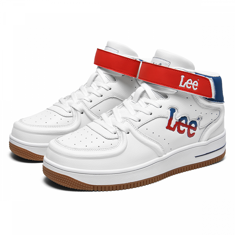 Lee Fashion Trend Versatile Commute Mid Top Skateboard Shoes Men's