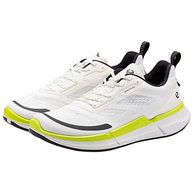 Ecco Biom 2.2 Breathable Low Top Running Shoes Men's White Cyan