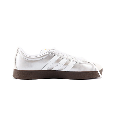 Adidas Neo Vl Court Classic Dreamy Ballet Low Top Skateboard Shoes Unisex White
