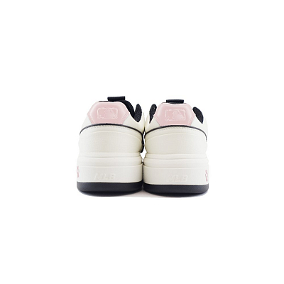 MLB Chunky Liner Pu Chuangyi Anti Slip Wear Resistant Low Top Skateboard Shoes Unisex White