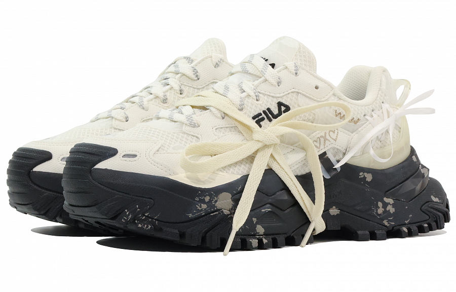 FILA Fusion White Birch Vow Anti Slip Wear Resistant Low Top Casual Shoes Women's White купить в интернет-магазине Yoocart с быстрой доставкой по России.