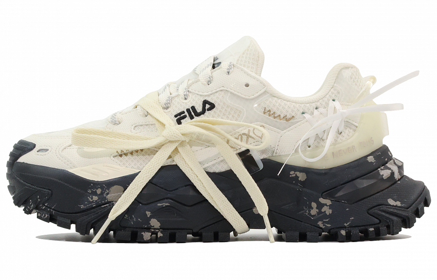 FILA Fusion White Birch Vow Anti Slip Wear Resistant Low Top Casual Shoes Women's White купить в интернет-магазине Yoocart с быстрой доставкой по России.