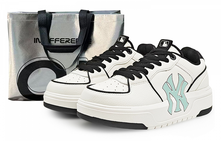 MLB Chunky Liner Abrasion Resistant Low Top Skateboard Shoes Unisex Azure