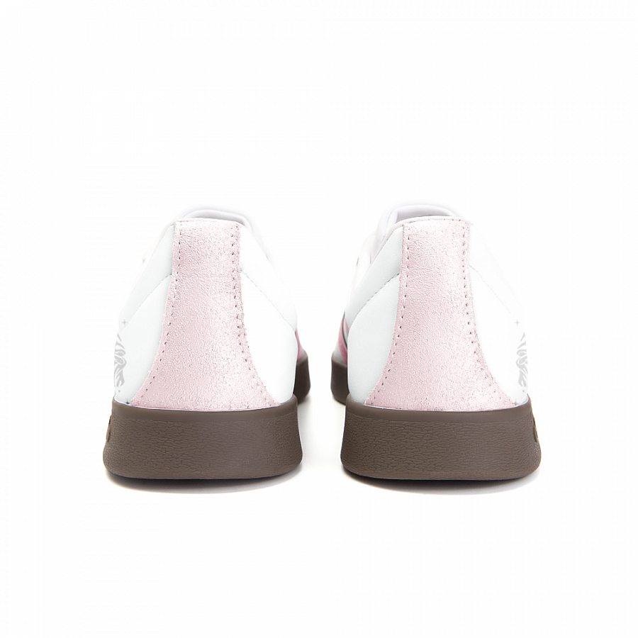 Adidas Neo VL Court 2.0 Abrasion Resistant Slip Resistant Low Top Skateboard Shoes Unisex White Pink купить в интернет-магазине Yoocart с быстрой доставкой по России.