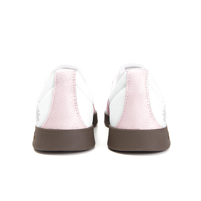 Adidas Neo VL Court 2.0 Abrasion Resistant Slip Resistant Low Top Skateboard Shoes Unisex White Pink