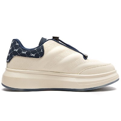 Lee White Sneakers Height Increasing Breathable Low Top Skateboard Shoes Men's