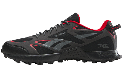 Reebok Anti Slip Wear Resistant Low Top Running Shoes Unisex Black/Red