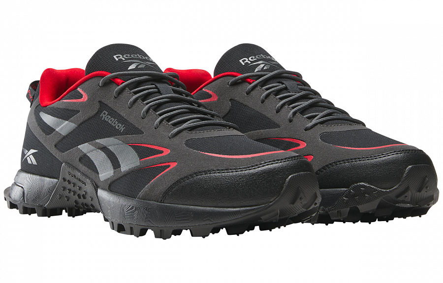 Reebok Anti Slip Wear Resistant Low Top Running Shoes Unisex Black/Red купить в интернет-магазине Yoocart с быстрой доставкой по России.