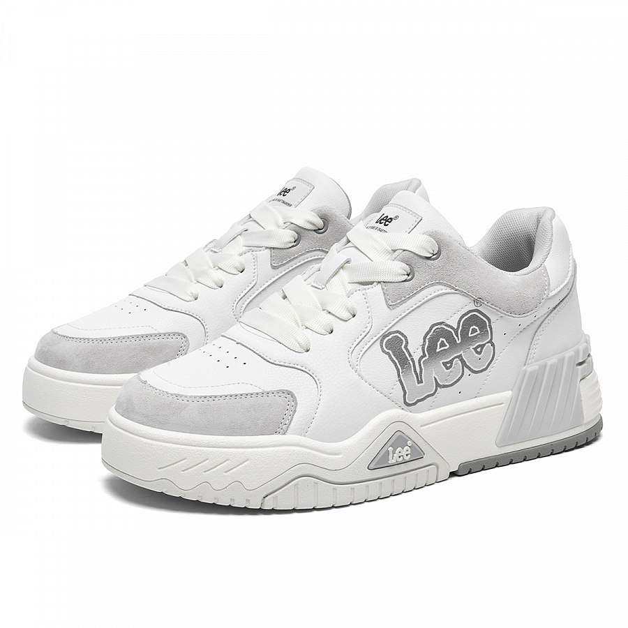Lee Skateboard Shoes Men Low Top Light Gray/Light Khaki