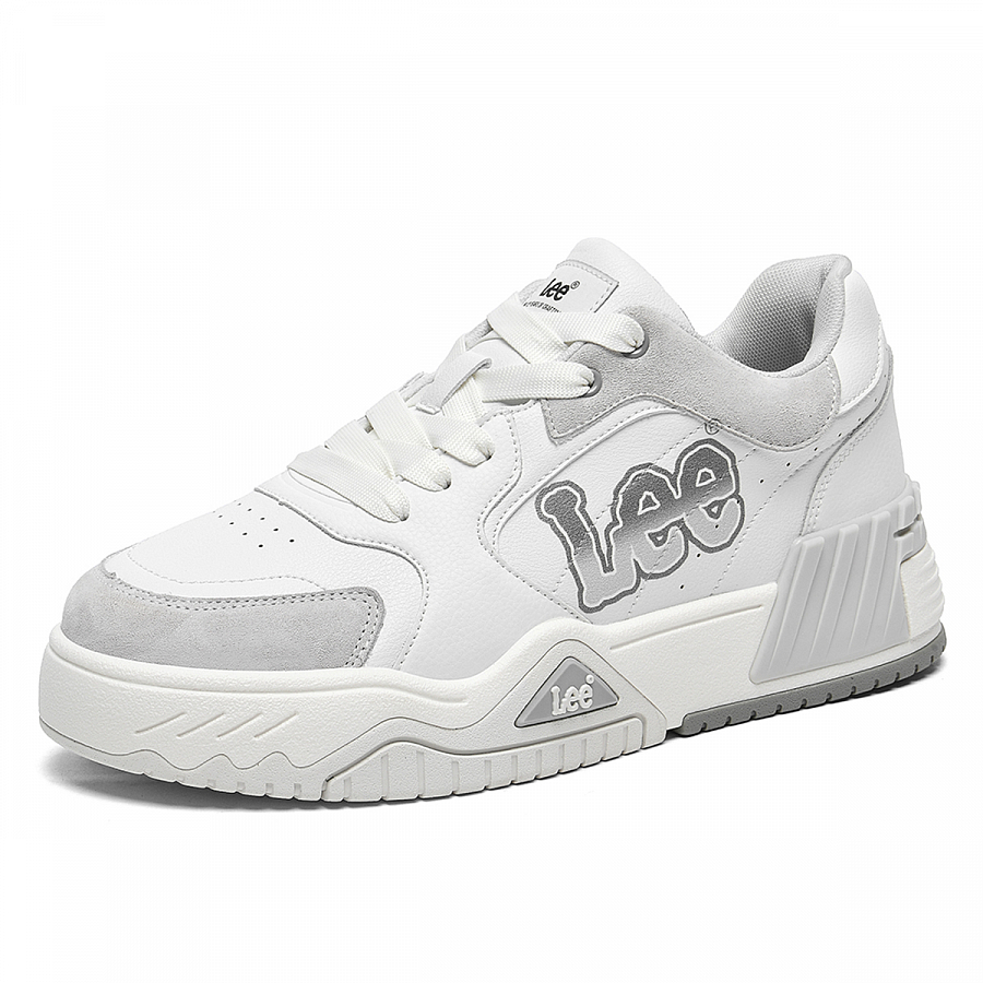 Lee Skateboard Shoes Men Low Top Light Gray/Light Khaki