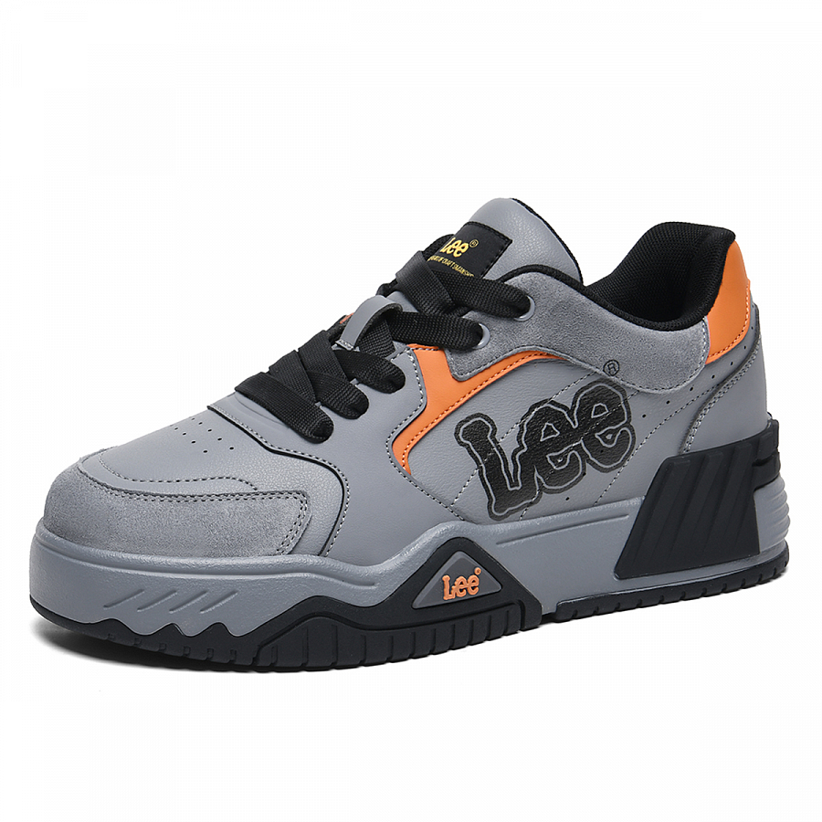 Lee Skateboard Shoes Men Low Top Light Gray/Light Khaki