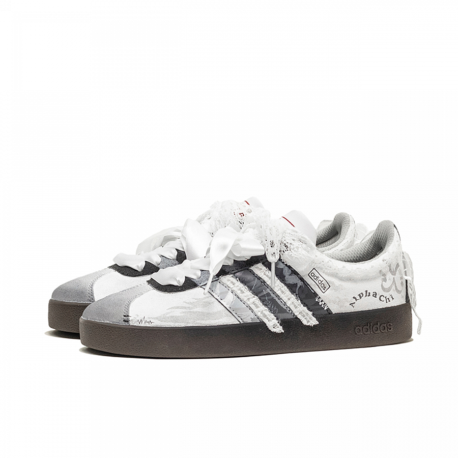 Adidas Neo VL Court Lifestyle Skateboard Shoes Unisex Low Top White/Brown купить в интернет-магазине Yoocart с быстрой доставкой по России.