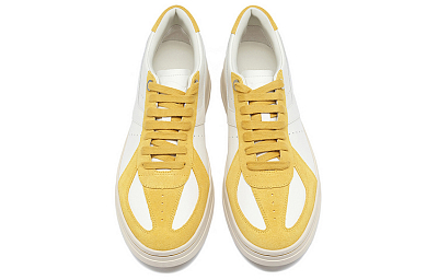 LI-NING 1990 Zhengrong Low-Top Skateboard Shoes Men's Beige White Yellow