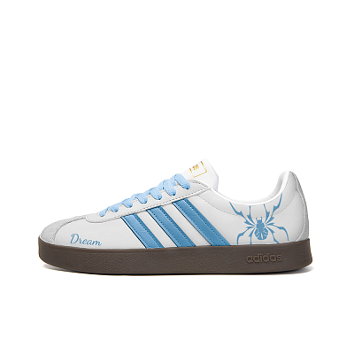 Adidas Neo VL Court 2.0 Anti-Slip Wear-Resistant Low-Top Skateboard Shoes Unisex Blue White